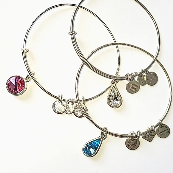 LOT OF 3 ALEX AND ANI BIRTHSTONE BRACELETS - Picture 9 of 9